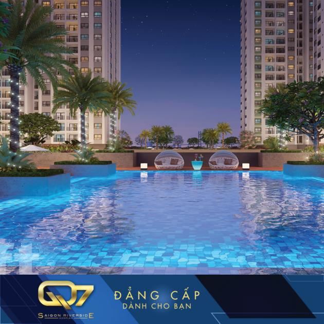 Căn hộ ven sông sài gòn Q7 đạt chuẩn châu âu, chỉ từ 26tr/m2