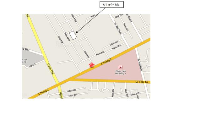 nhà nguyên căn, hẻm đường 3/2, P12, Quận 10, 5x8 m2 , 1 lầu