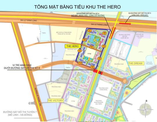 Vincity Sportia - mở nhận cọc mua căn hộ H3 - The Hero