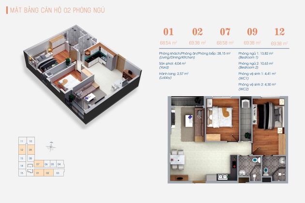 Chỉ cần 650tr sở hữu ngay căn hộ MT Nguyễn Lương Bằng