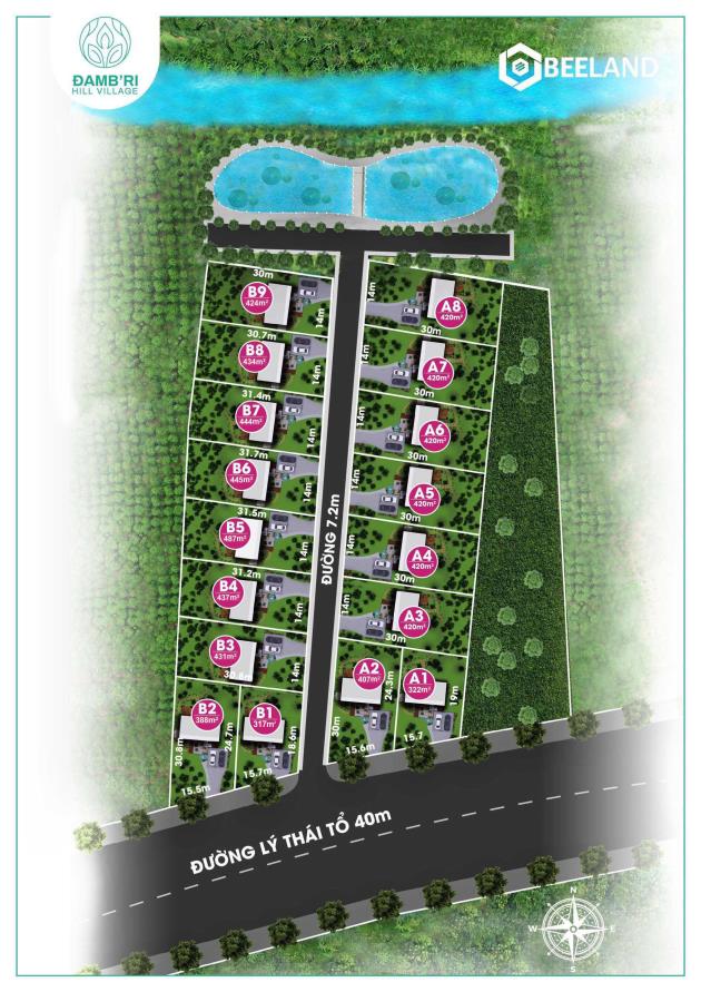 Nhân Booking dự án Đambri Hill Village