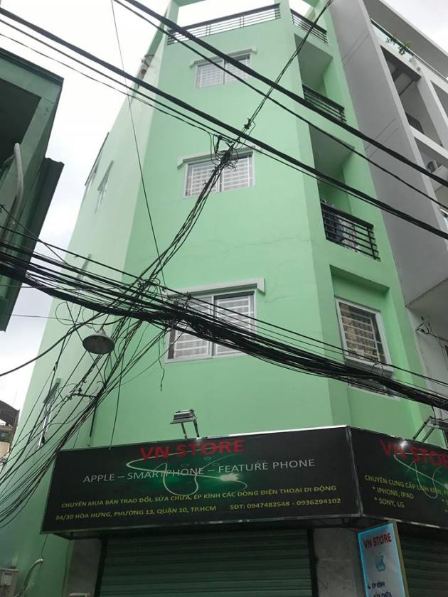 cần tiền nên bán gấp nhà hẻm xe hơi 4 lầu q10 giá 6ty3