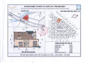 Căn hộ 2 PN view hồ chung cư VP6 Linh Đàm 