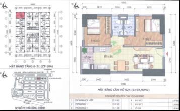 Cho thuê căn hộ CT10A Đại Thanh, Tả Thanh Oai