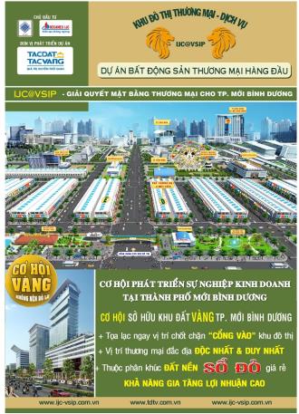 Sở hữu ngay đất nền vị trí đẹp tại thành phố mới Bình Dương