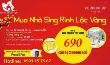 Căn hộ Tecco Tham Lương vay gói 30.000tỷ ck 5%