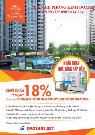 Chiết khấu 18% sở hữu ngay ngôi nhà trong tầm tay