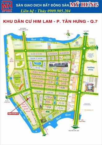 Cho thuê nhà nguyên căn KDC Him Lam