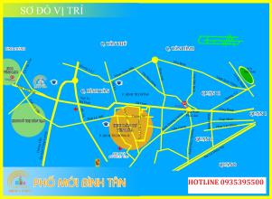 Bán đất nền Phố mới Bình Tân,Tỉnh lộ 10, giá 600tr