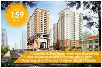 CĂN HỘ BÌNH THẠNH, VIEW SÔNG SÀI GÒN