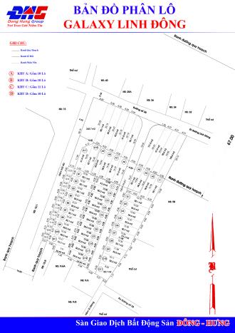 Dự án Galaxy Linh Đông mở bán đất thổ cư gía tốt nhất