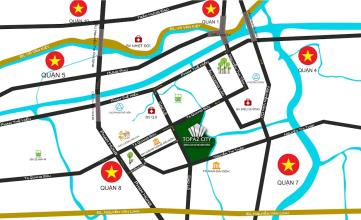 Căn hộ chung cư quận 8 ven sông , topaz city