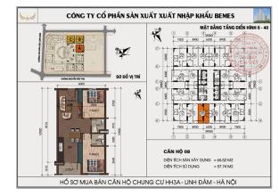 Bán căn hộ giá rẻ chung cư HH3A Linh Đàm