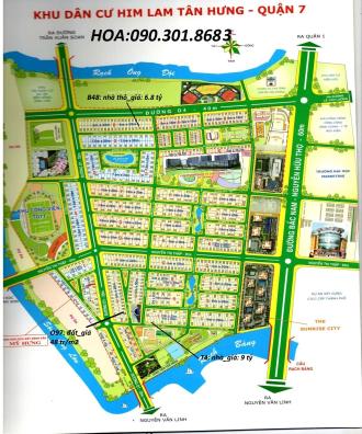 Biệt thự hướng Đông Him Lam,10x20m,giá 47 triệu/m2