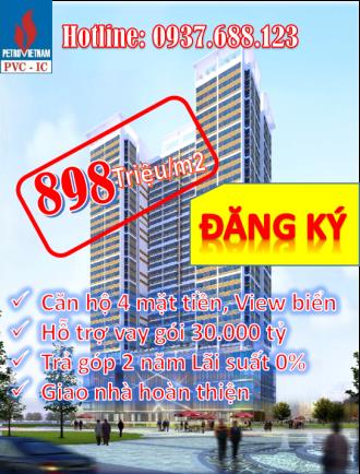 Mở bán căn hộ Dầu Khí PVC-IC giá chỉ 898tr/căn