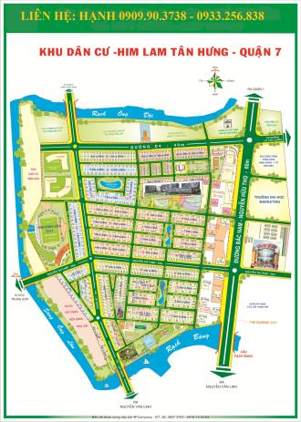 Cần bán đất lô L DT 5x20 đường 35m Him Lam Kênh Tẻ, Q.7