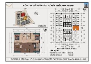 CC Mường Thanh Viễn Triều bán  căn hộ view biển,chênh rẻ