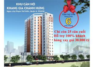 Căn hộ Khang Gia còn 20 căn cuối,sát Q.1vay 30000 tỷ