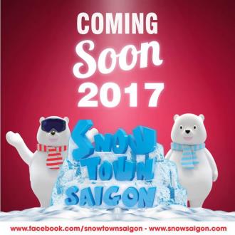 Khai trương nhà tuyết Snow Town 14/2/2017 tại THE CBD Q2