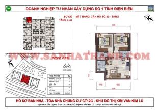 Bán căn hộ Kim Văn – Kim Lũ giá chỉ 18tr/m