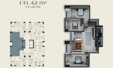 Cho thuê căn hộ cao cấp Đà Nẵng Plaza.