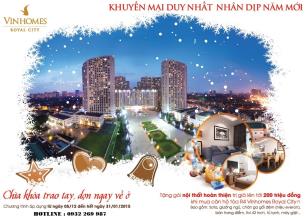 Royal city sắp hết chương trình tặng gói nội thất 200tr