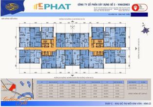 Bán căn hộ 48,6m2 và 54,4m2 Tòa C-KIM VĂN KIM LŨ Vinaconex 2