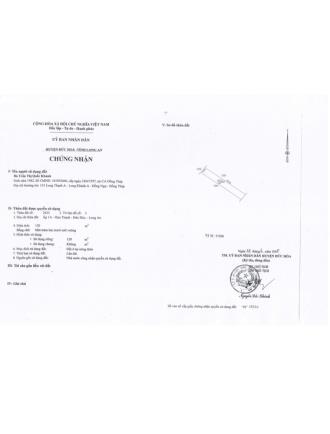 Cần bán lô đất Đức Hoà Long An