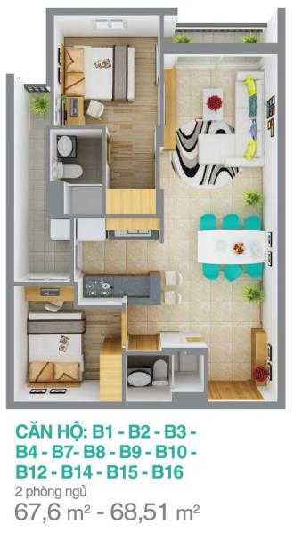 Chung cư có hướng nhìn ra sân bay vị trí vàng