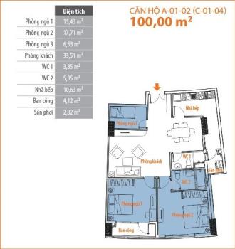 Cho thuê căn hộ Him lam riverside, view thoáng đẹp