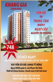Căn hộ chung cư KHANG GIA CHÁNH HƯNG,q8