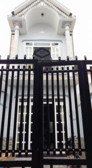 Nhà 4.5x22m,4PN,3WC,đường nhựa 8m,cách chơ Bà Điểm 300m