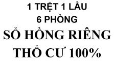 Nhà phố vàng Tmại ven sông Sài. sổ hồng riêng