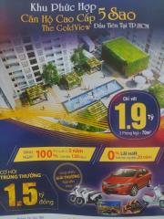 Bán căn hộ cao cấp gần ngay phố Nguyễn Huệ, chỉ từ 2,3 tỷ