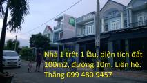 Bán nhà lầu Đông Hòa, Dĩ An, DT đất 100m2, 1 tỷ 250 triệu