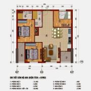 Bán căn hộ chung cư 283 Khương Trung, diên tích 71 m2, 89 m2