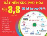 Đất nền 3,8 triệu/m2 KDC Phú Hòa, TP. Thủ Dầu Một, BìnhDương